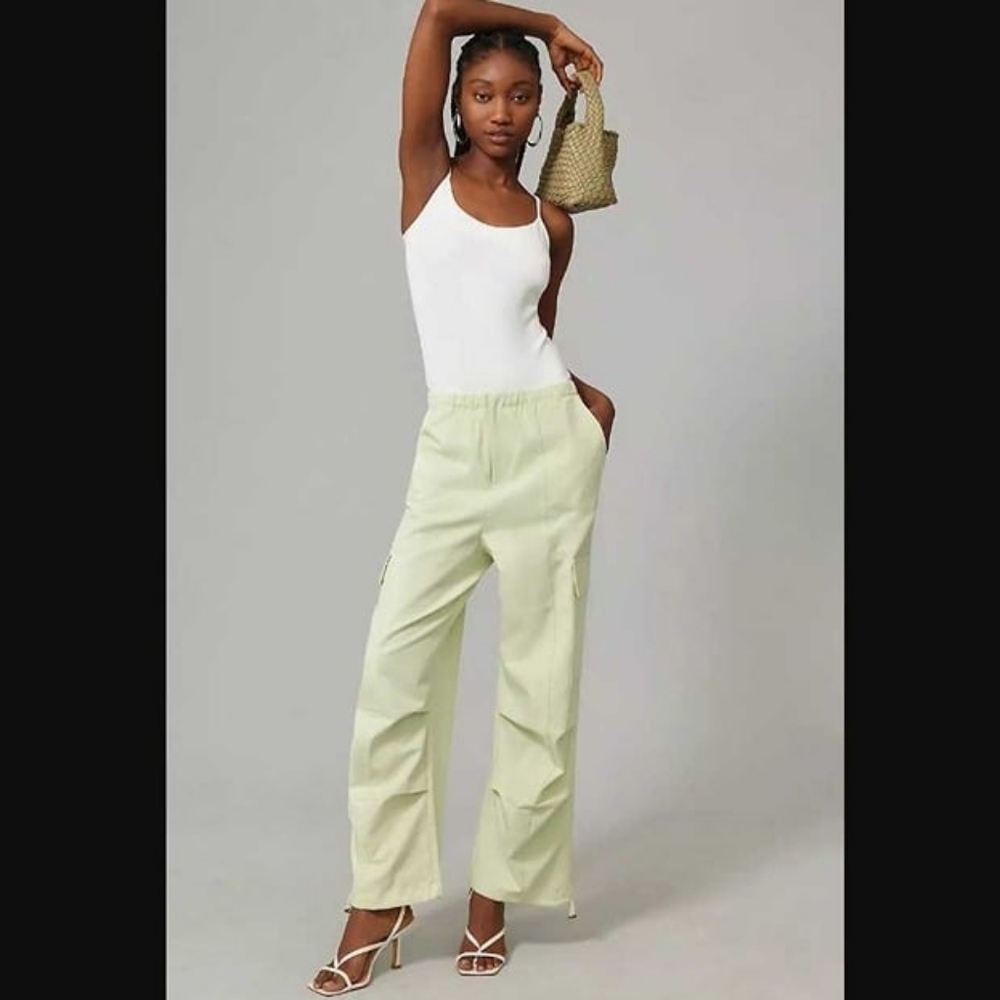 Anthropologie Wayf Green Cargo Pants